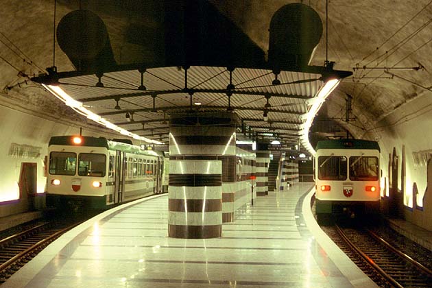 LEB Lausanne-Chauderon - 1996-08-14